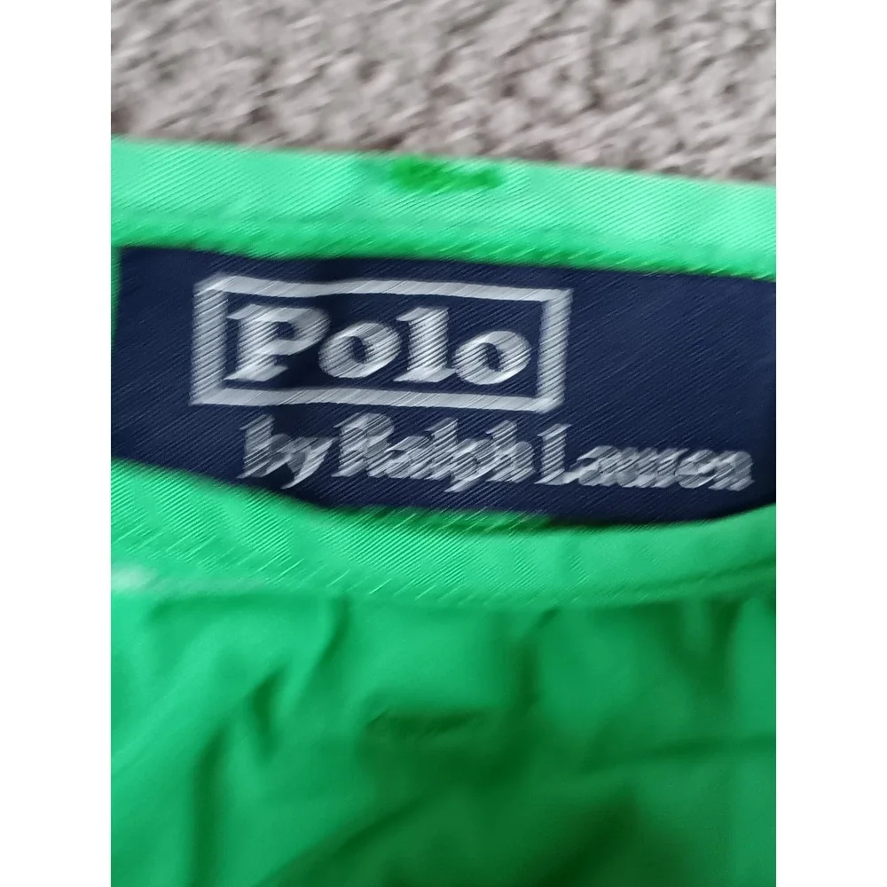 Polo Ralph Lauren Mens 40x32 Green Straight Fit Pima Cotton Chino Pants